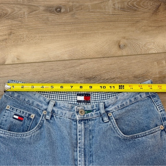 Vintage 90s Tommy Hilfiger American Classics Y2K Straight Jeans Cropped - Picture 8 of 9